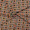Black-Multi Poly Geo Floral Print Liverpool Double Knit Fabric By the Yard